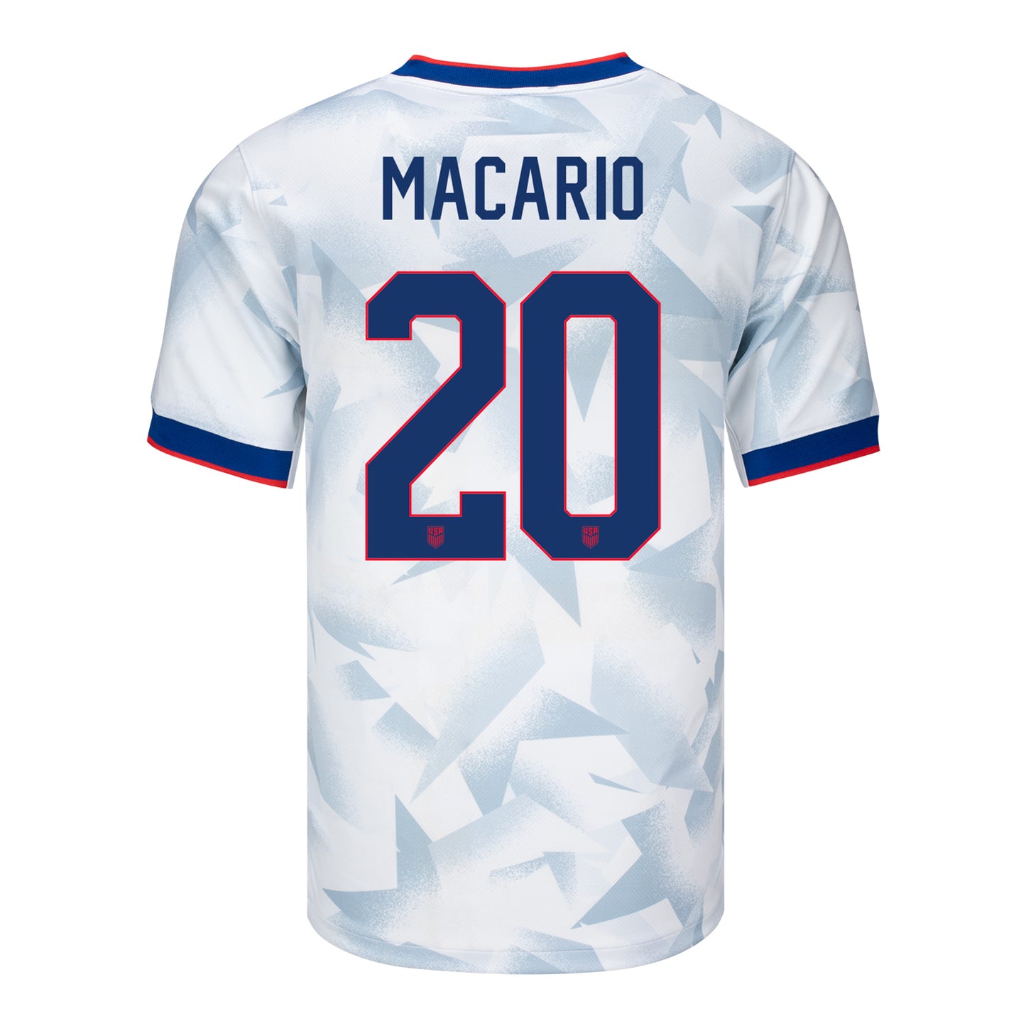 Men's Nike USWNT 2025 Personalized Brilliant Home Stadium Jersey