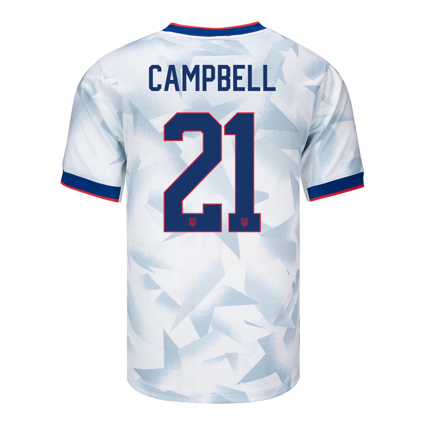 Men's Nike USWNT 2025 Personalized Brilliant Home Stadium Jersey