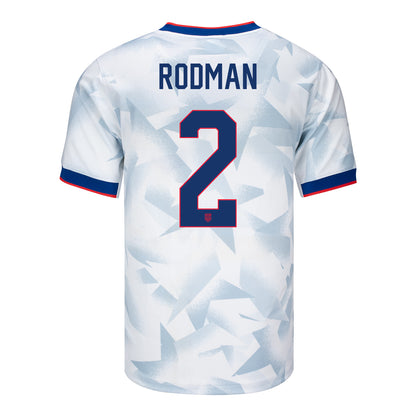Men's Nike USWNT 2025 Personalized Brilliant Home Stadium Jersey