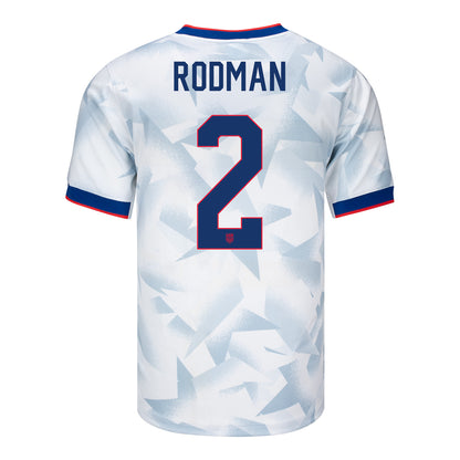 Men's Nike USWNT 2025 Personalized Brilliant Home Stadium Jersey