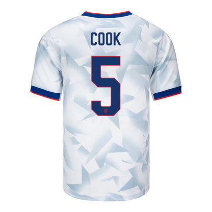 Men's Nike USWNT 2025 Personalized Brilliant Home Stadium Jersey