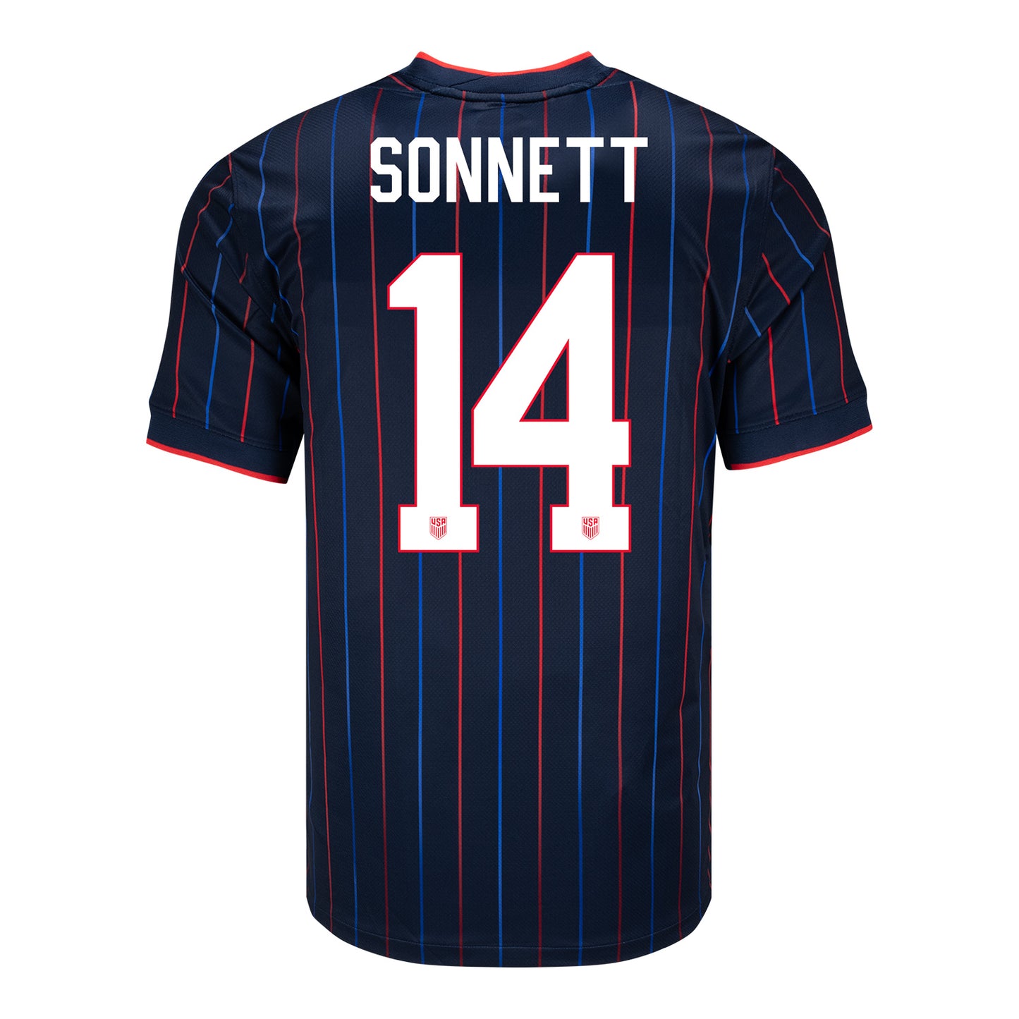 Men's Nike USWNT 2025 Personalized Heartbeat Away Stadium Jersey