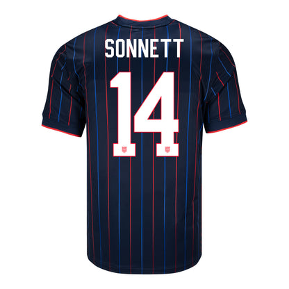 Men's Nike USWNT 2025 Personalized Heartbeat Away Stadium Jersey