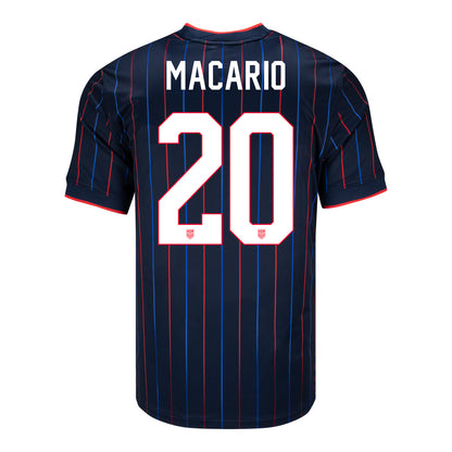 Men's Nike USWNT 2025 Personalized Heartbeat Away Stadium Jersey