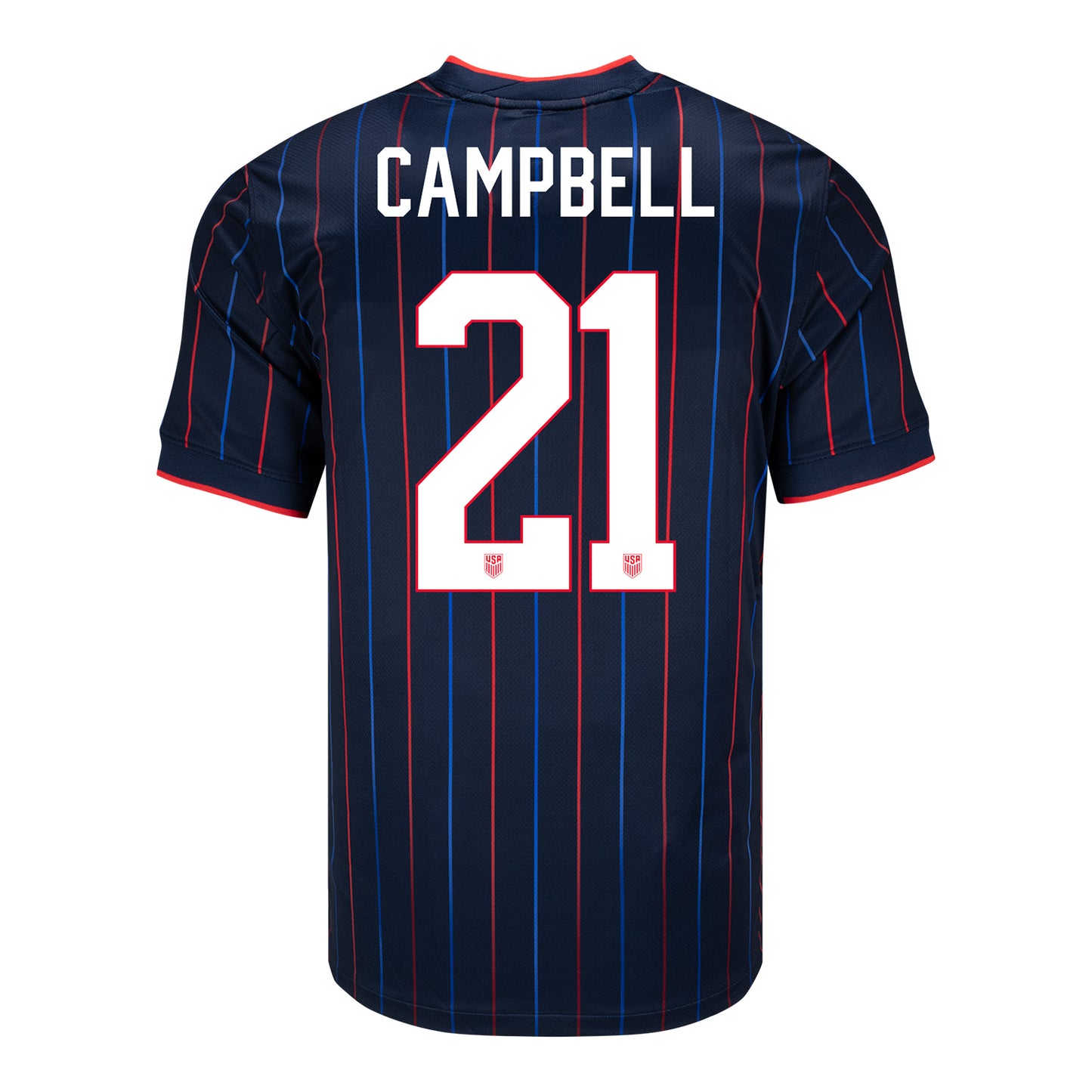 Men's Nike USWNT 2025 Personalized Heartbeat Away Stadium Jersey