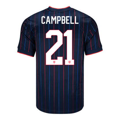 Men's Nike USWNT 2025 Personalized Heartbeat Away Stadium Jersey