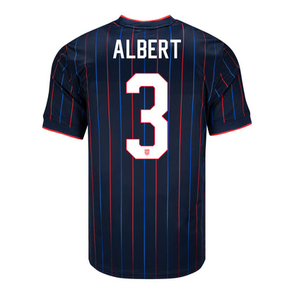 Men's Nike USWNT 2025 Personalized Heartbeat Away Stadium Jersey