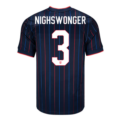 Men's Nike USWNT 2025 Personalized Heartbeat Away Stadium Jersey