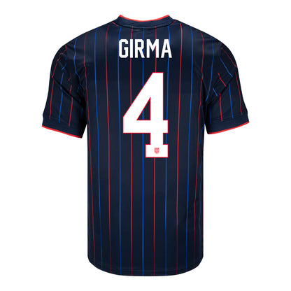 Men's Nike USWNT 2025 Personalized Heartbeat Away Stadium Jersey