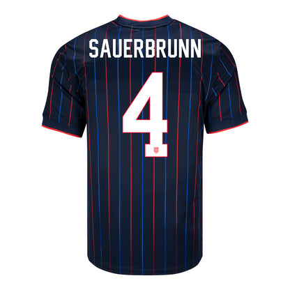 Men's Nike USWNT 2025 Personalized Heartbeat Away Stadium Jersey