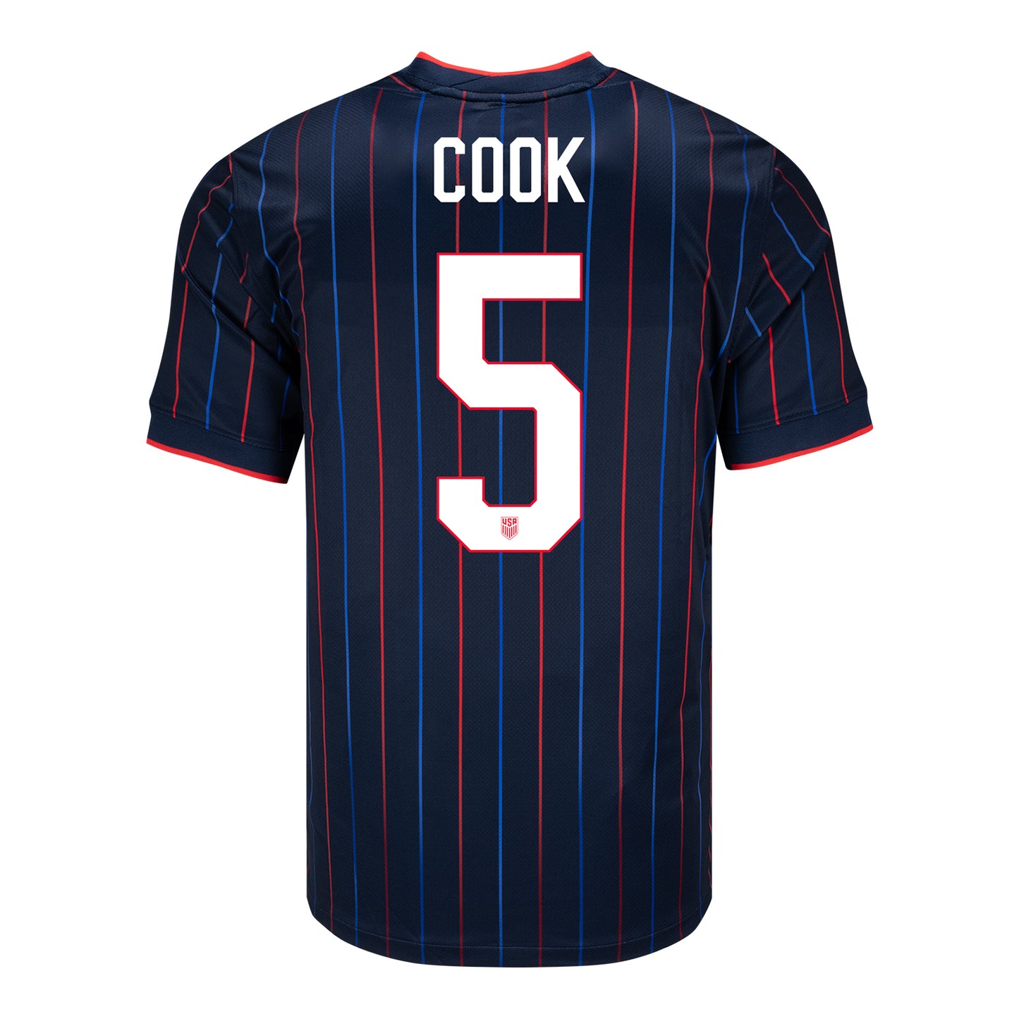 Men's Nike USWNT 2025 Personalized Heartbeat Away Stadium Jersey