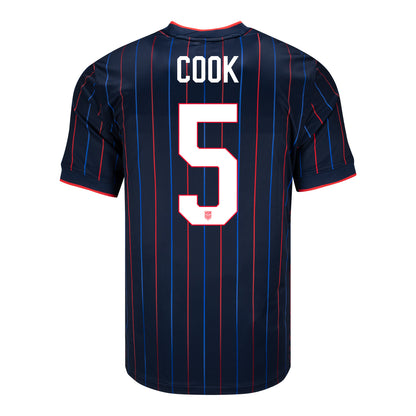 Men's Nike USWNT 2025 Personalized Heartbeat Away Stadium Jersey