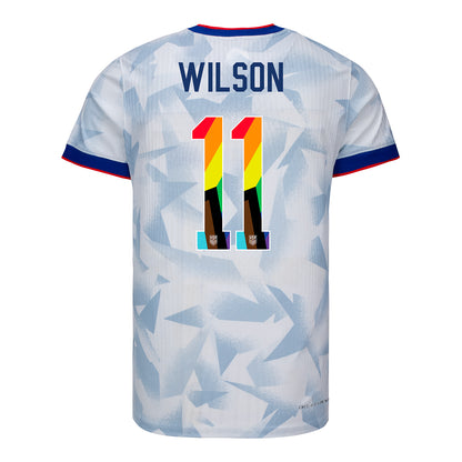 Men's Nike USWNT 2025 Pride Personalized Brilliant Home Match Jersey