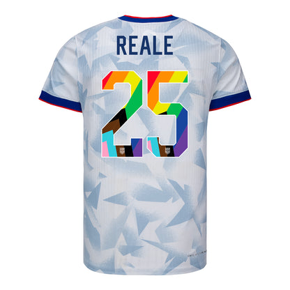 Men's Nike USWNT 2025 Pride Personalized Brilliant Home Match Jersey