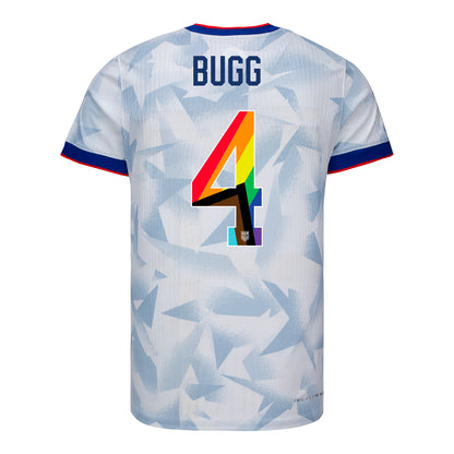 Men's Nike USWNT 2025 Pride Personalized Brilliant Home Match Jersey