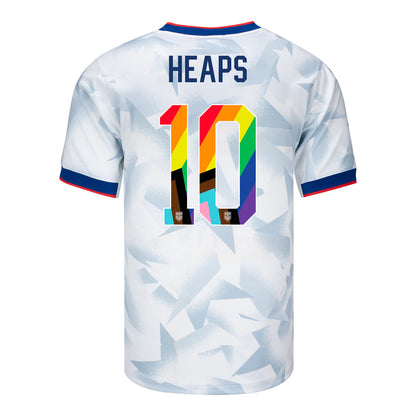 Men's Nike USWNT 2025 Pride Personalized Brilliant Home Stadium Jersey