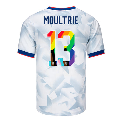 Men's Nike USWNT 2025 Pride Personalized Brilliant Home Stadium Jersey