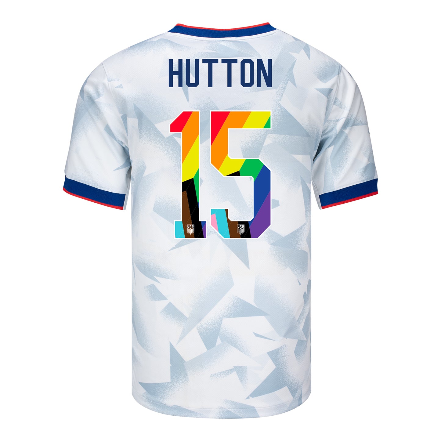 Men's Nike USWNT 2025 Pride Personalized Brilliant Home Stadium Jersey