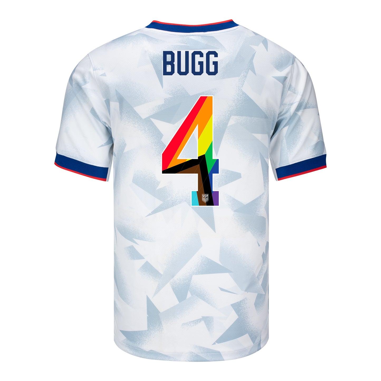 Men's Nike USWNT 2025 Pride Personalized Brilliant Home Stadium Jersey