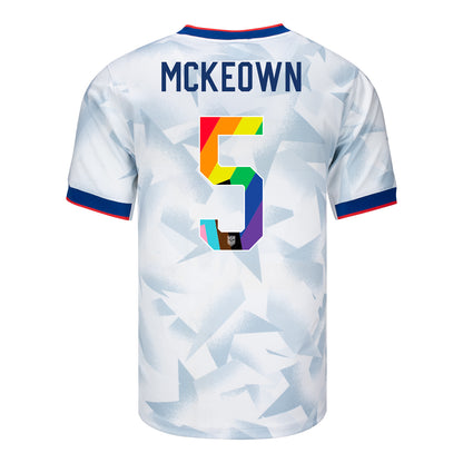 Men's Nike USWNT 2025 Pride Personalized Brilliant Home Stadium Jersey