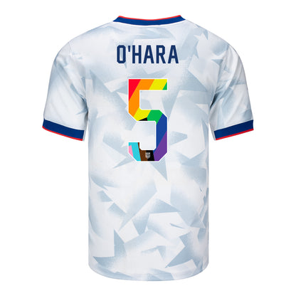 Men's Nike USWNT 2025 Pride Personalized Brilliant Home Stadium Jersey