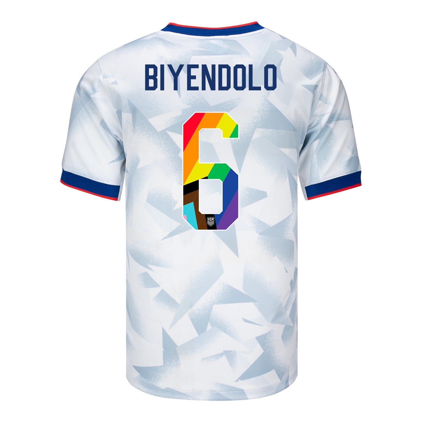 Men's Nike USWNT 2025 Pride Personalized Brilliant Home Stadium Jersey