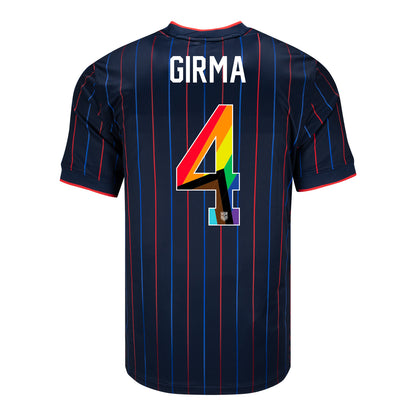 Men's Nike USWNT 2025 Pride Personalized Heartbeat Away Stadium Jersey