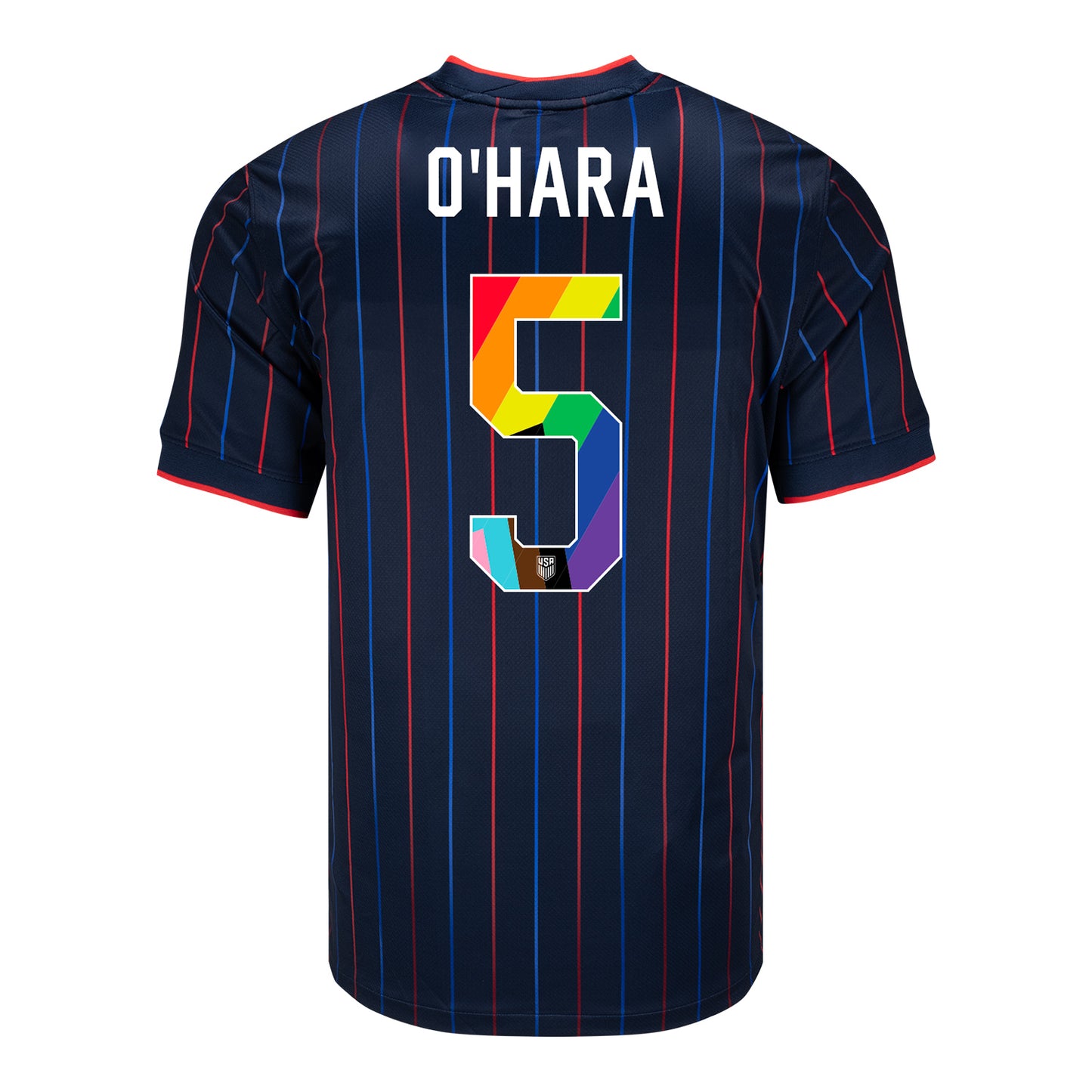 Men's Nike USWNT 2025 Pride Personalized Heartbeat Away Stadium Jersey