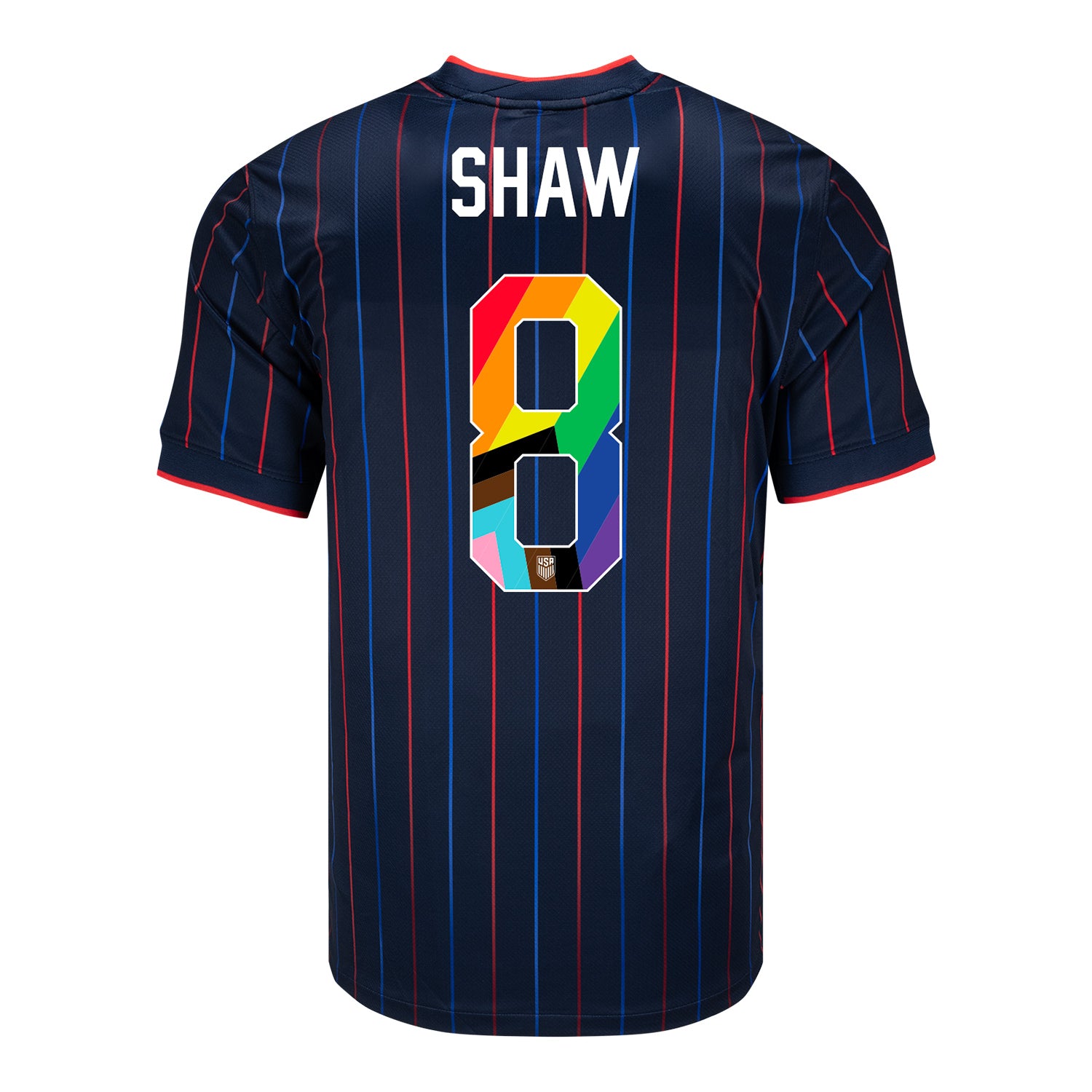 Men's Nike USWNT 2025 Pride Personalized Heartbeat Away Stadium Jersey