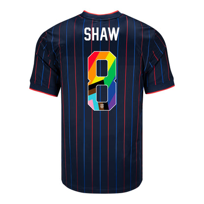 Men's Nike USWNT 2025 Pride Personalized Heartbeat Away Stadium Jersey