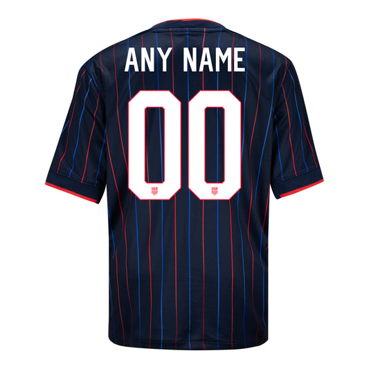 Youth Nike USMNT 2025 Personalized Heartbeat Away Stadium Jersey