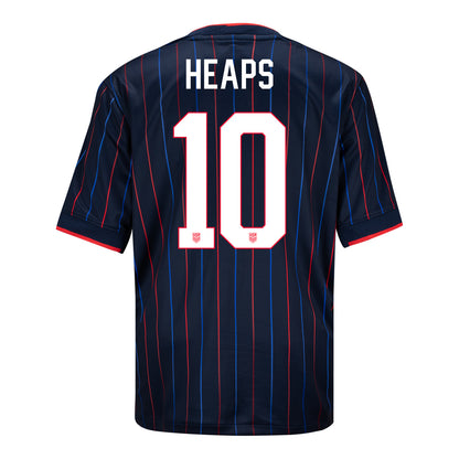 Youth Nike USWNT 2025 Personalized Heartbeat Away Stadium Jersey