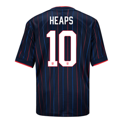 Youth Nike USWNT 2025 Personalized Heartbeat Away Stadium Jersey