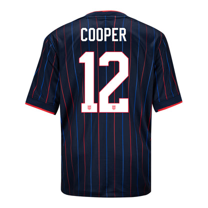 Youth Nike USWNT 2025 Personalized Heartbeat Away Stadium Jersey