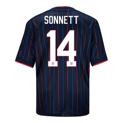 Youth Nike USWNT 2025 Personalized Heartbeat Away Stadium Jersey