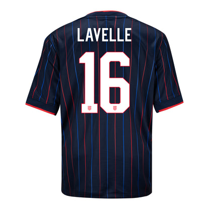 Youth Nike USWNT 2025 Personalized Heartbeat Away Stadium Jersey