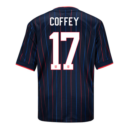 Youth Nike USWNT 2025 Personalized Heartbeat Away Stadium Jersey