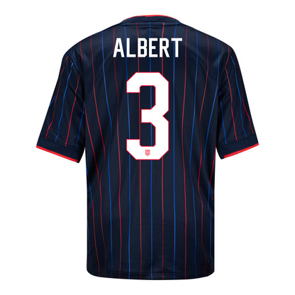 Youth Nike USWNT 2025 Personalized Heartbeat Away Stadium Jersey