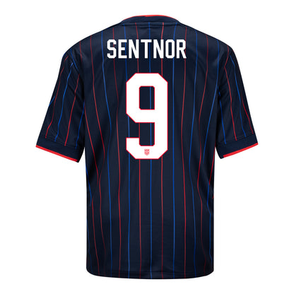 Youth Nike USWNT 2025 Personalized Heartbeat Away Stadium Jersey