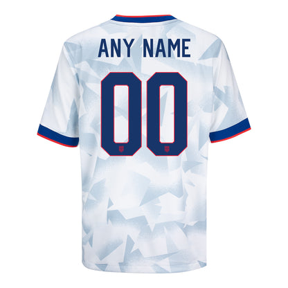 Youth Nike USWNT 2025 Personalized Brilliant Home Stadium Jersey