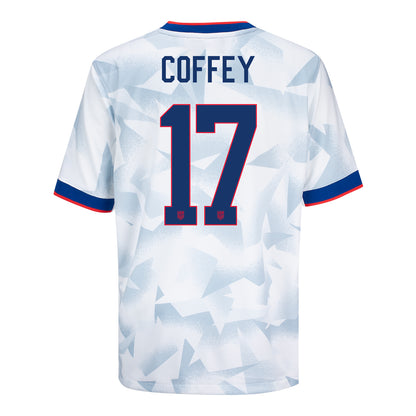 Youth Nike USWNT 2025 Personalized Brilliant Home Stadium Jersey