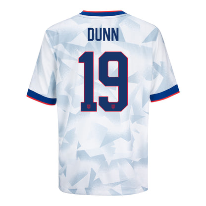 Youth Nike USWNT 2025 Personalized Brilliant Home Stadium Jersey