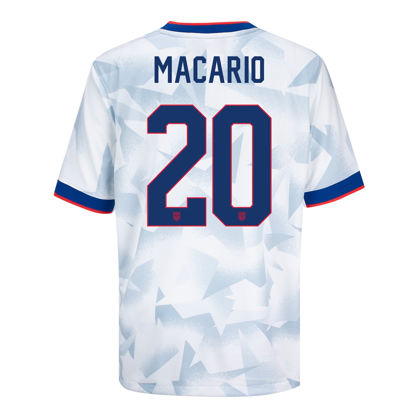 Youth Nike USWNT 2025 Personalized Brilliant Home Stadium Jersey