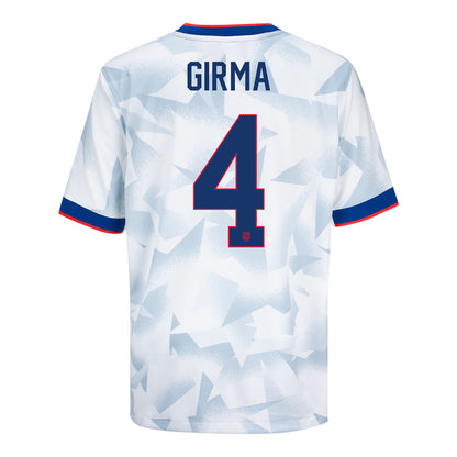 Youth Nike USWNT 2025 Personalized Brilliant Home Stadium Jersey