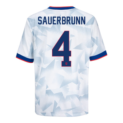 Youth Nike USWNT 2025 Personalized Brilliant Home Stadium Jersey