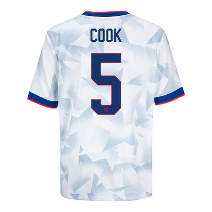 Youth Nike USWNT 2025 Personalized Brilliant Home Stadium Jersey