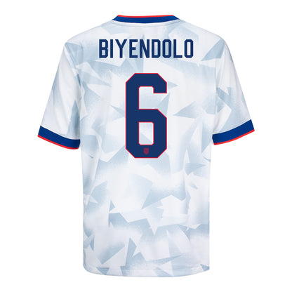 Youth Nike USWNT 2025 Personalized Brilliant Home Stadium Jersey