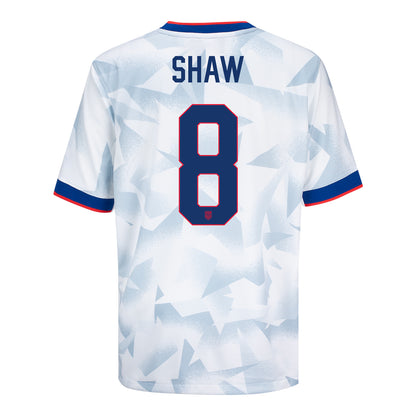 Youth Nike USWNT 2025 Personalized Brilliant Home Stadium Jersey