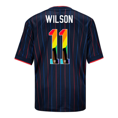 Youth Nike USWNT 2025 Pride Personalized Heartbeat Away Stadium Jersey