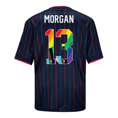 Youth Nike USWNT 2025 Pride Personalized Heartbeat Away Stadium Jersey